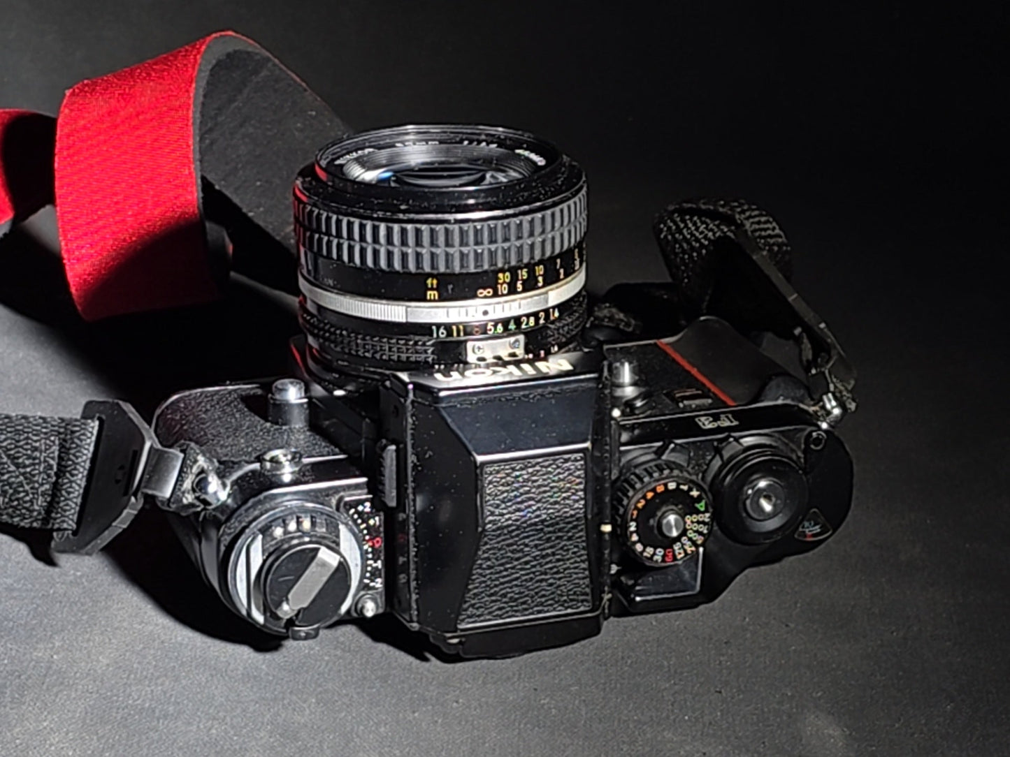 Vintage Nikon F3 35mm S.L.R. Film Camera Body with Nikon Nikkor 50mm f/1.4 Lens