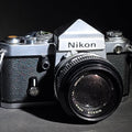 Lot 164 - Vintage Nikon F2 35mm S.L.R. Film Camera Body with Nikon Nikkor 50mm F/1.4 Lens