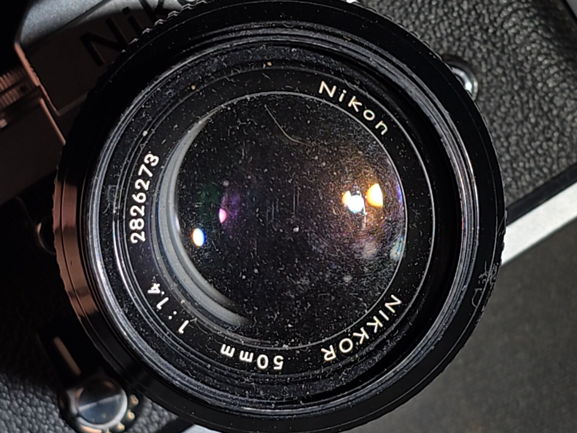 Vintage Nikon F2 35mm S.L.R. Film Camera Body with Nikon Nikkor 50mm F/1.4 Lens