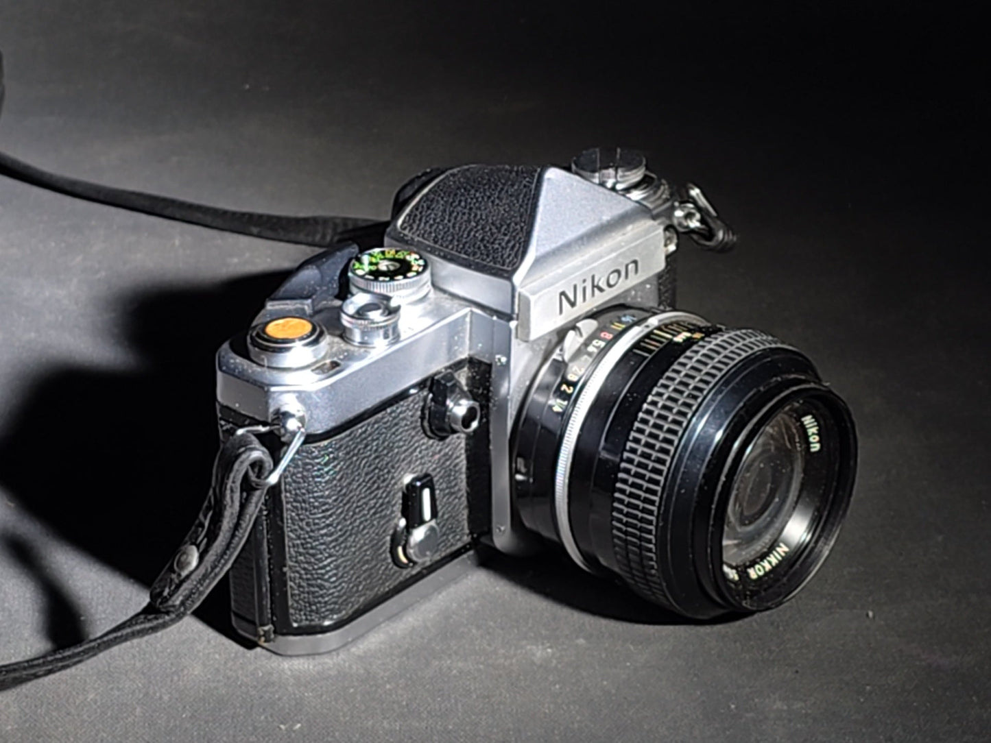 Vintage Nikon F2 35mm S.L.R. Film Camera Body with Nikon Nikkor 50mm F/1.4 Lens