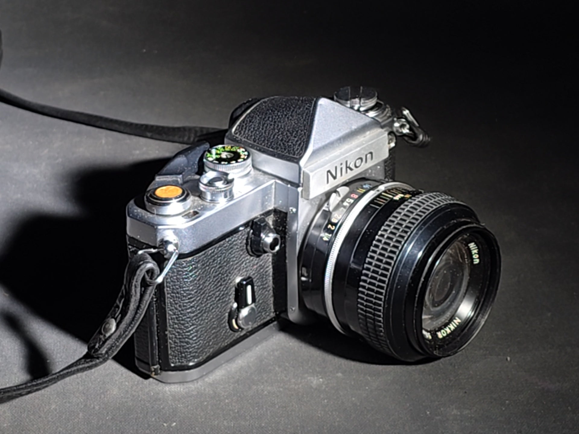 Vintage Nikon F2 35mm S.L.R. Film Camera Body with Nikon Nikkor 50mm F/1.4 Lens