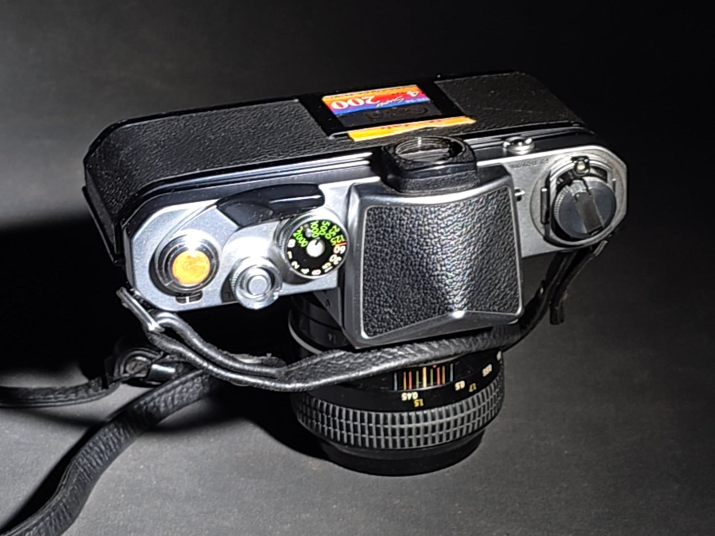 Vintage Nikon F2 35mm S.L.R. Film Camera Body with Nikon Nikkor 50mm F/1.4 Lens