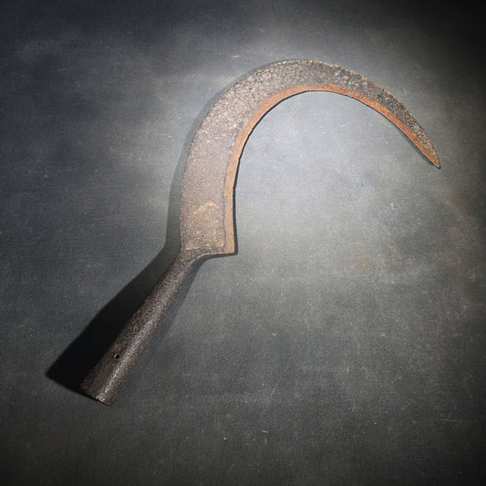 Antique Iron Sickle Blade