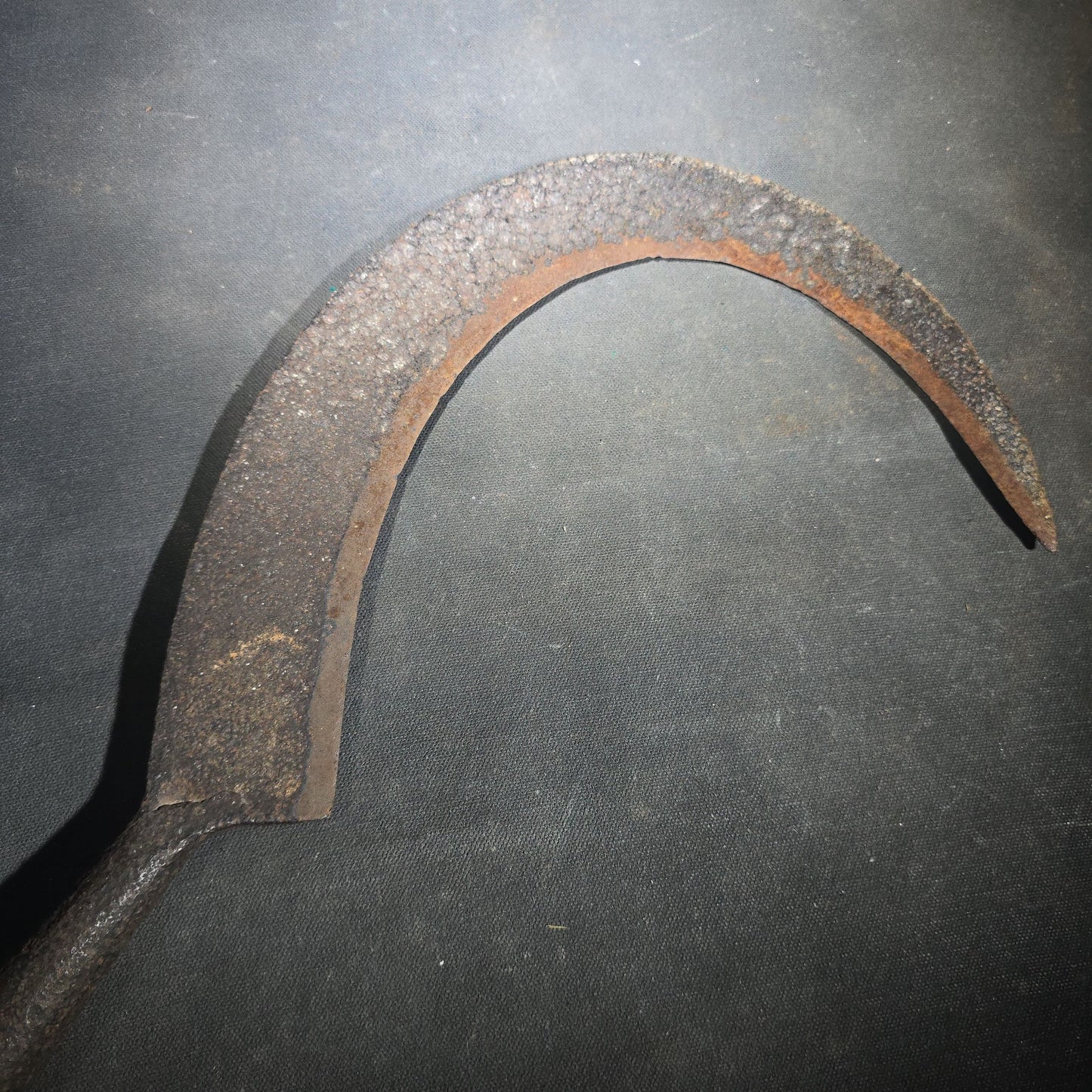 Antique Iron Sickle Blade