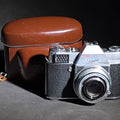 Lot 165 - Vintage Kodak Retina Reflex 35mm S.L.R. Camera with Schneider-Kreuznach Retina-Xenon C F:2.0/50mm Lens and Leather Case