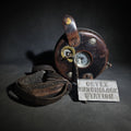 Lot 134 - Vintage Detex Guardsman Night Watchman's Watchclock in Leather Case with Detex Watchclock Station Plate