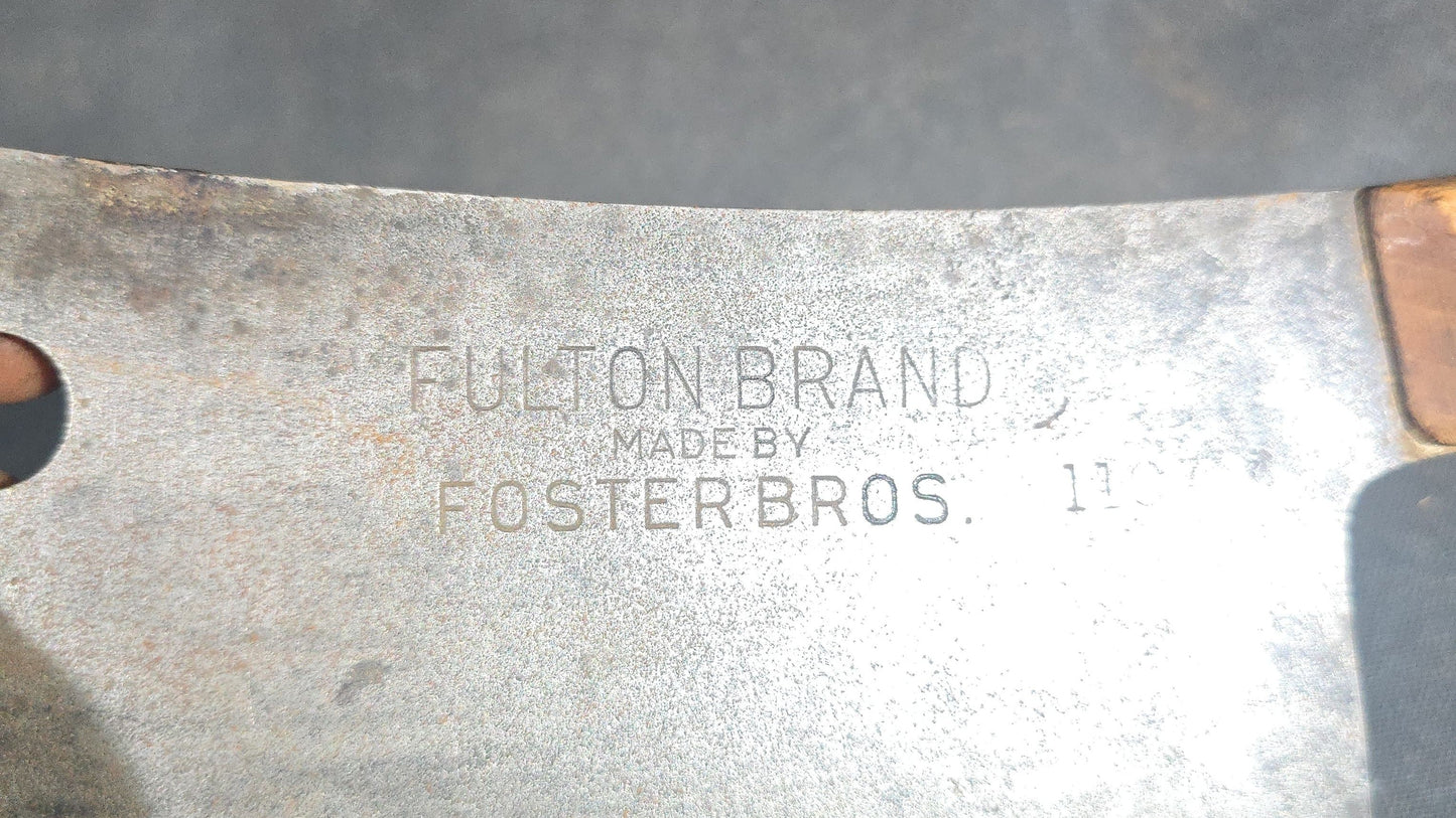 Grouping of Four Antique and Vintage Meat Cleavers including Foster Bros. Solid Steel No. 2190 and Magnetic Steel Warranted