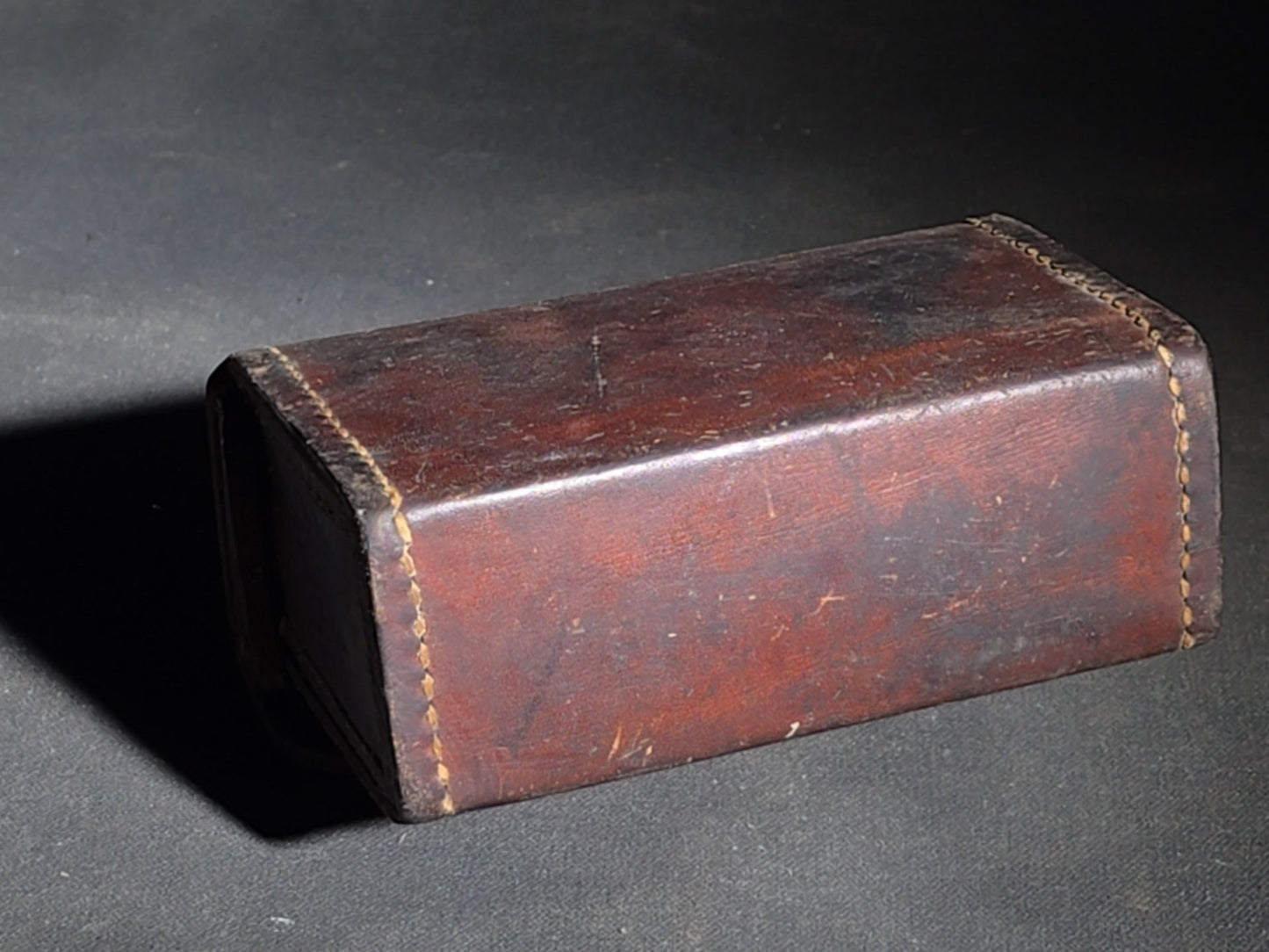 Vintage WWII U.S. Military Leather Ammunition Pouch, Stamped "Sears 1943"