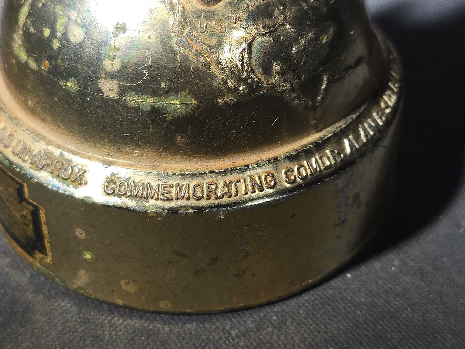 Vintage Metal Rocket Coin Bank Advertising Fairfax County National Bank, Falls Church, Virginia, Commemorating Alan B. Shepard Jr. First American in Space, 1961