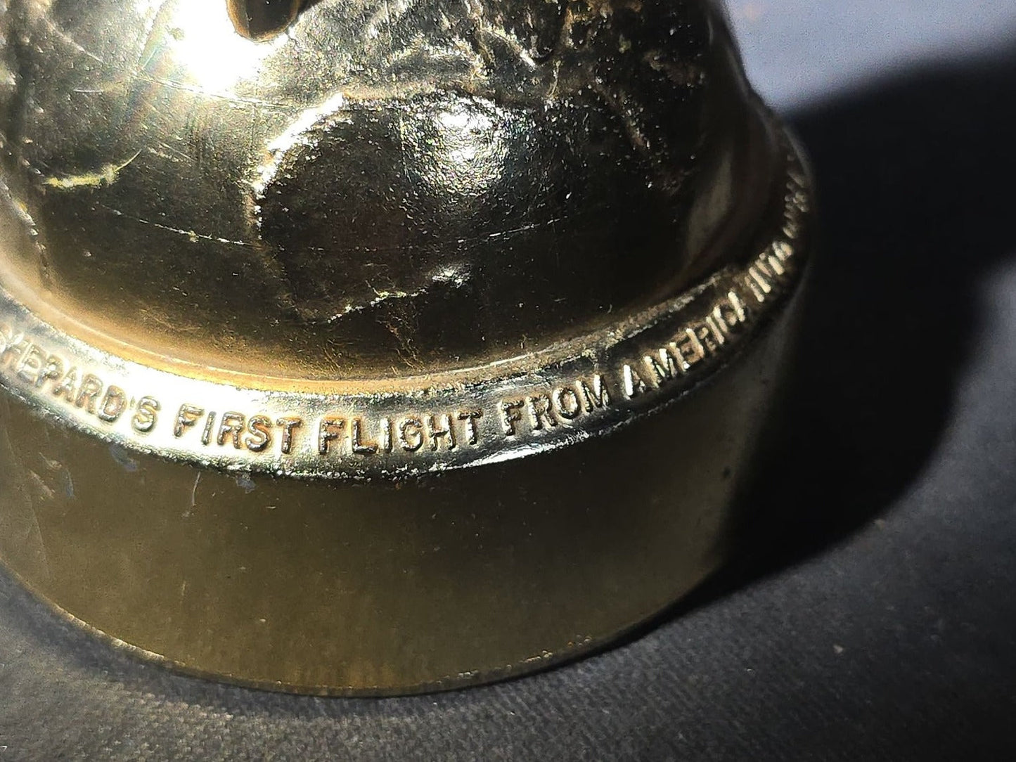 Vintage Metal Rocket Coin Bank Advertising Fairfax County National Bank, Falls Church, Virginia, Commemorating Alan B. Shepard Jr. First American in Space, 1961