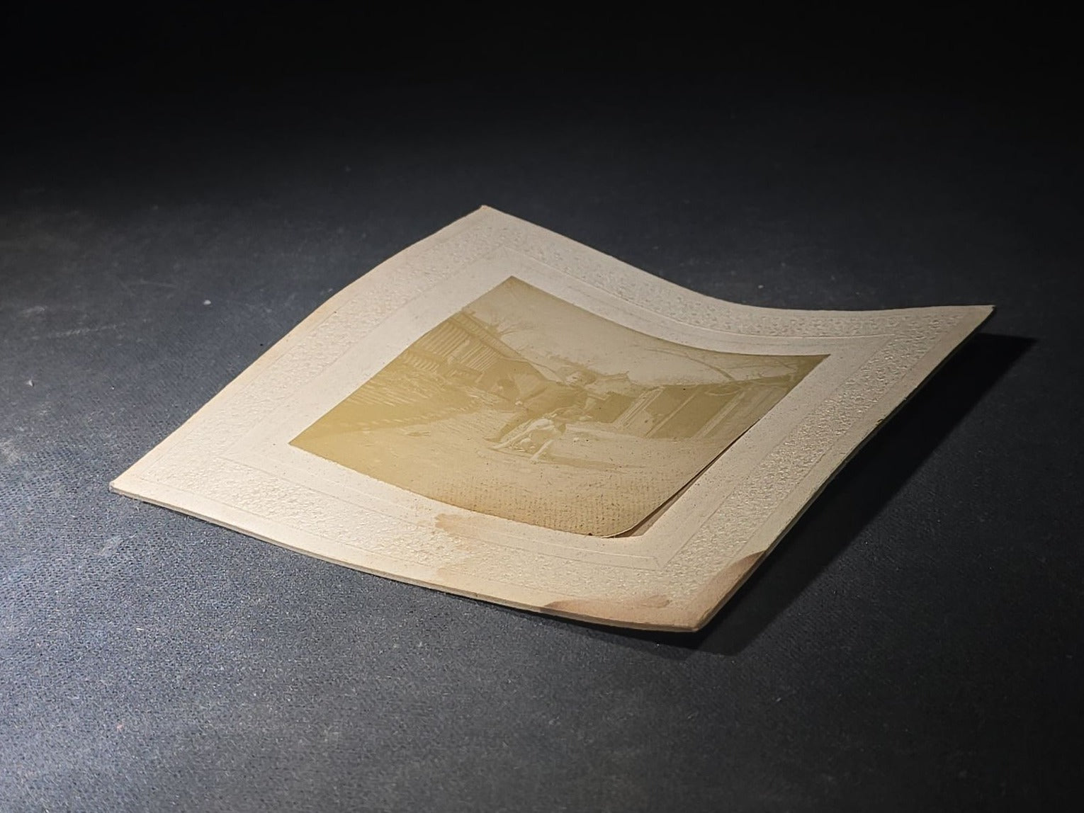 Grouping of Three Antique Westminster Kennel Club Dog Ephemera Pieces including 1895 Nineteenth Annual Bench Show Premium List with Spratts Patent Advertising, Illustrated Mailing Envelope, and Board-Mounted Photograph of a Child with a Dog
