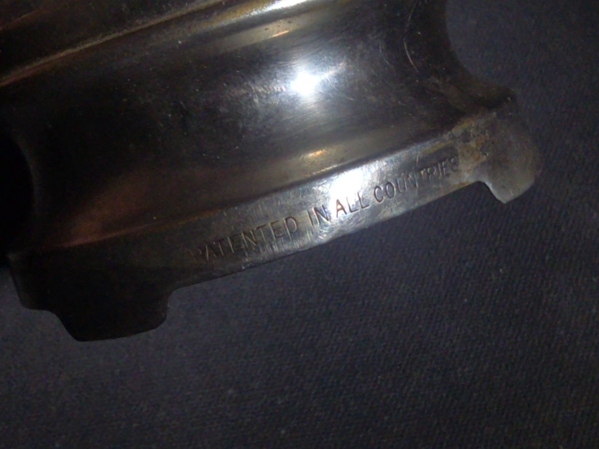 Antique Chronos Ever Ready Plato Flip Clock Marking, for Parts or Repair, Not Working, Missing Original Glass Cylinder Replaced with Plastic, Patented in All Countries