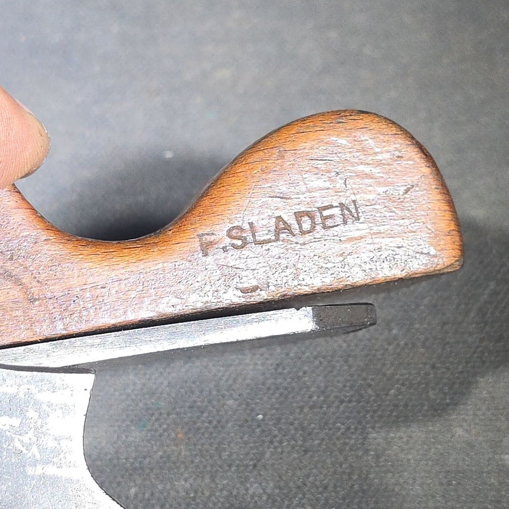 Pair of Antique Hand Planes including a Wooden Smoothing Plane with Charles Buck Cast Steel Blade and a Cast Iron Block Plane with Wooden Knob