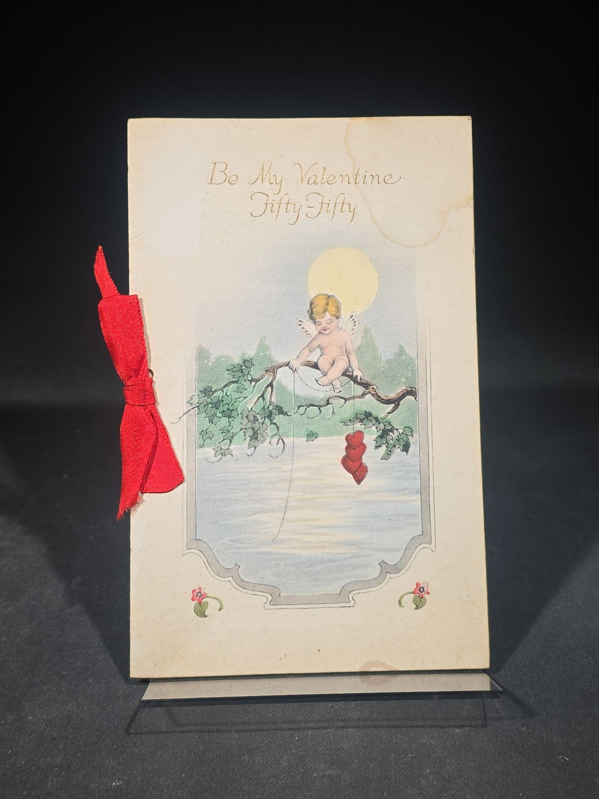 Grouping of 11 Antique, Vintage, and Modern Ephemera including St. Botolph Fancy Goods Store Trade Cards, Boston, Massachusetts, 1916 Whitney Easter Postcard, Jell-O Recipe Booklet, and Hingham, Massachusetts Fishing Postcard