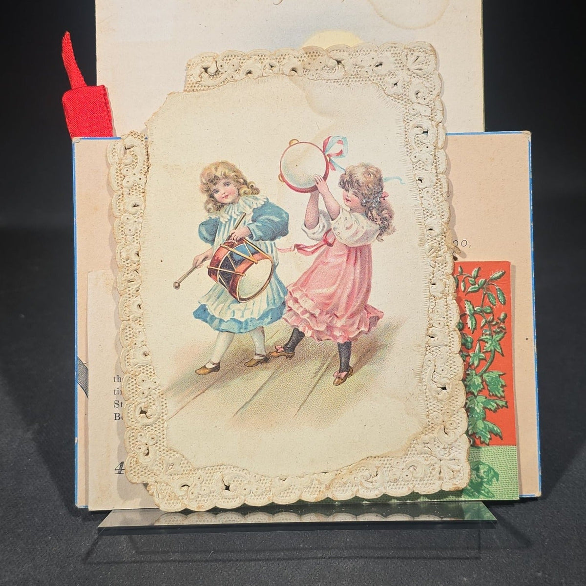 Grouping of 11 Antique, Vintage, and Modern Ephemera including St. Botolph Fancy Goods Store Trade Cards, Boston, Massachusetts, 1916 Whitney Easter Postcard, Jell-O Recipe Booklet, and Hingham, Massachusetts Fishing Postcard