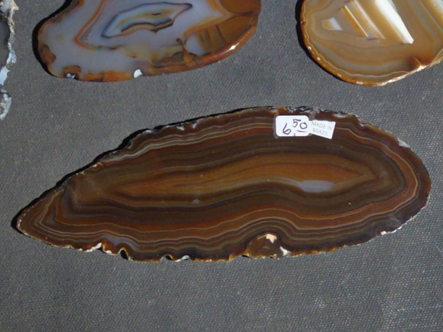 Grouping of 15 Polished Agate Slices