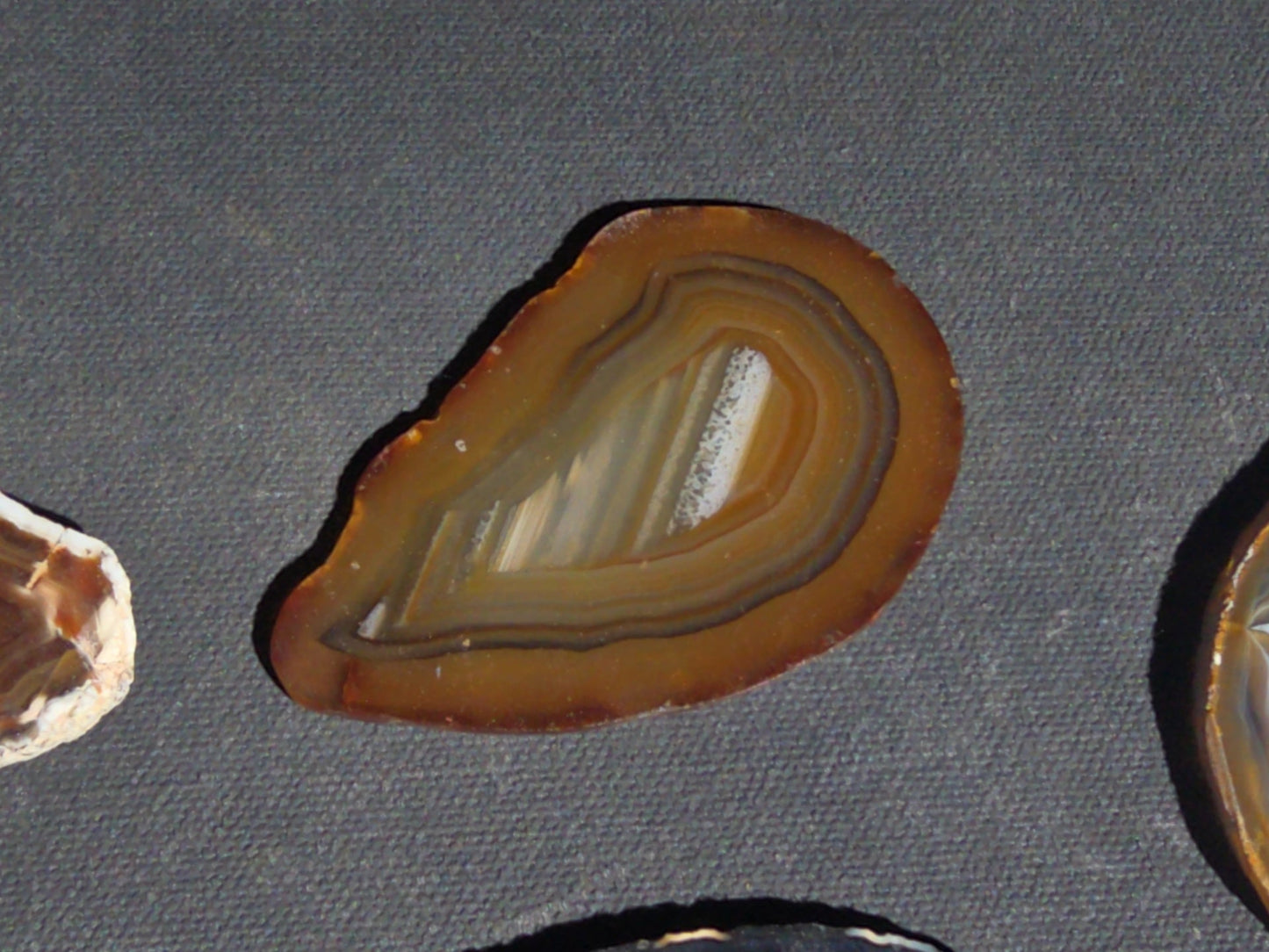 Grouping of 15 Polished Agate Slices