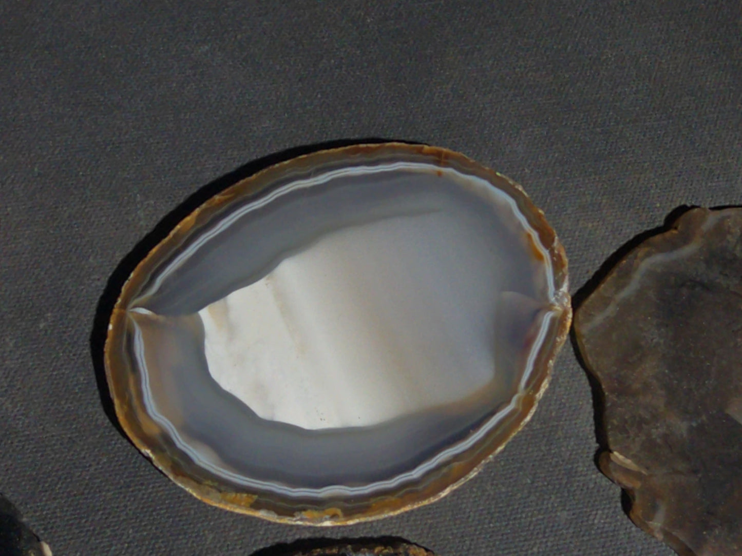Grouping of 15 Polished Agate Slices