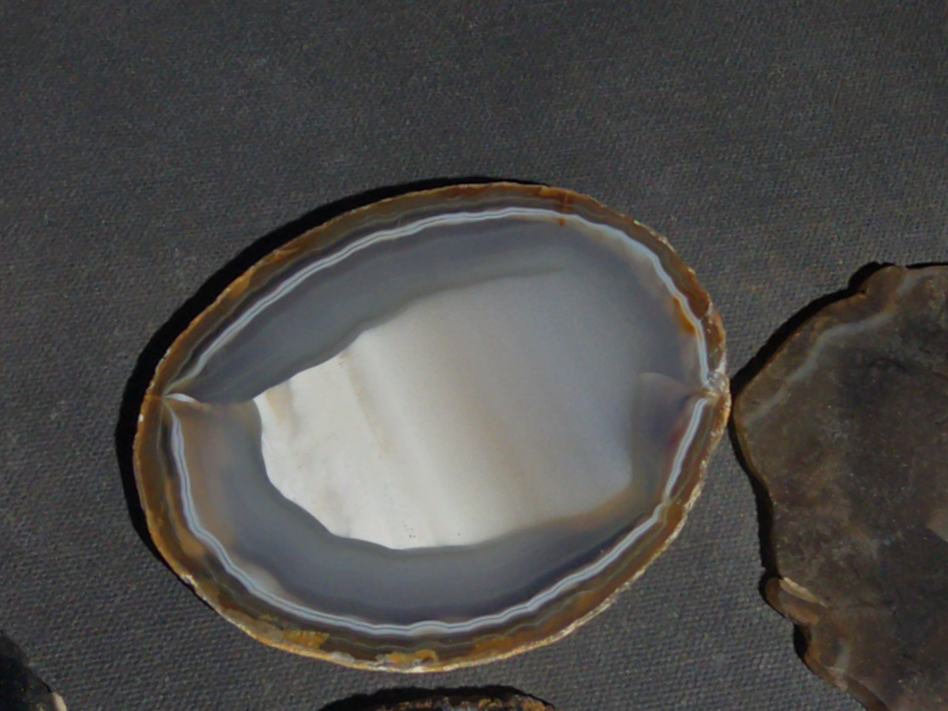 Grouping of 15 Polished Agate Slices