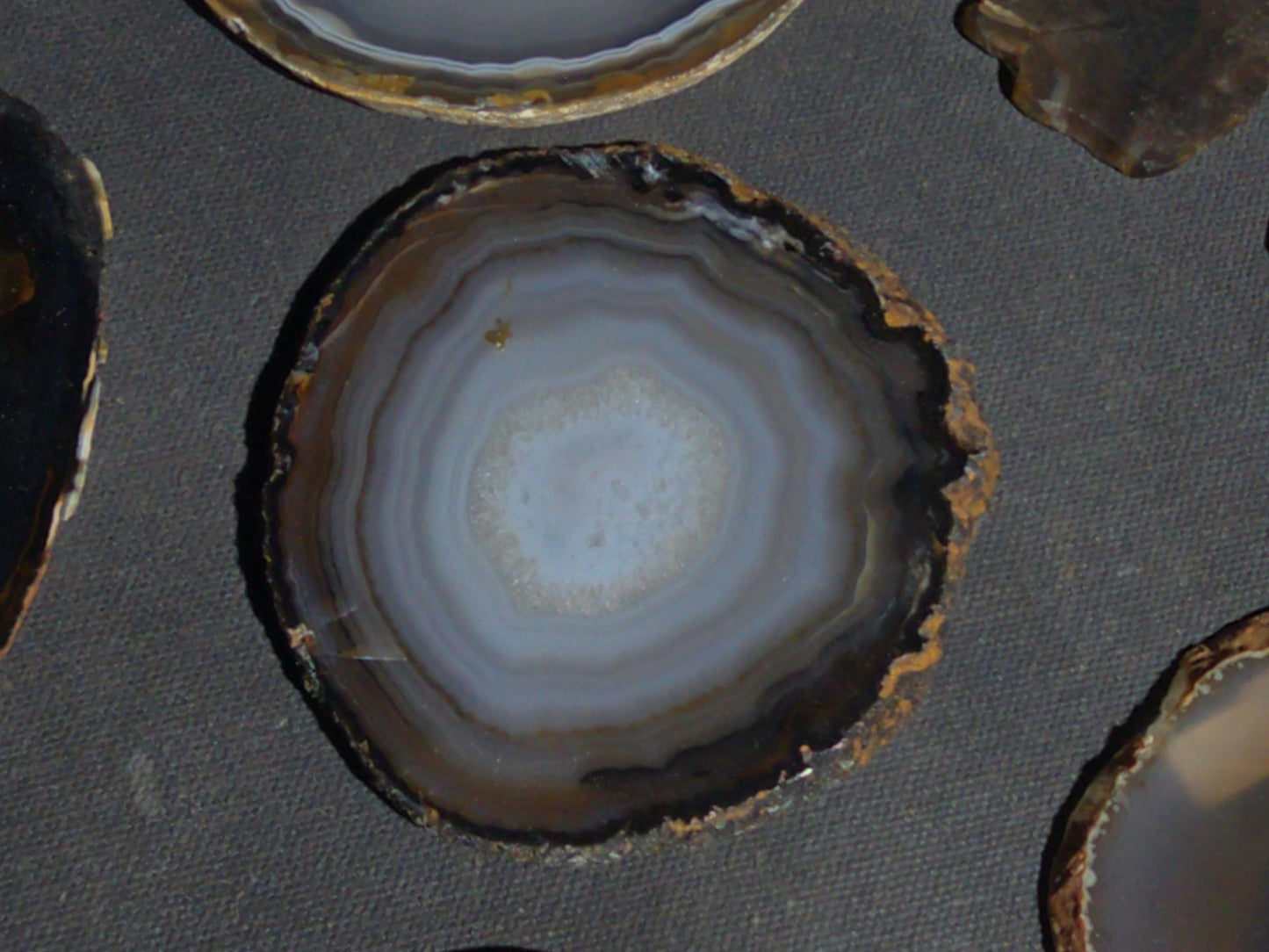 Grouping of 15 Polished Agate Slices
