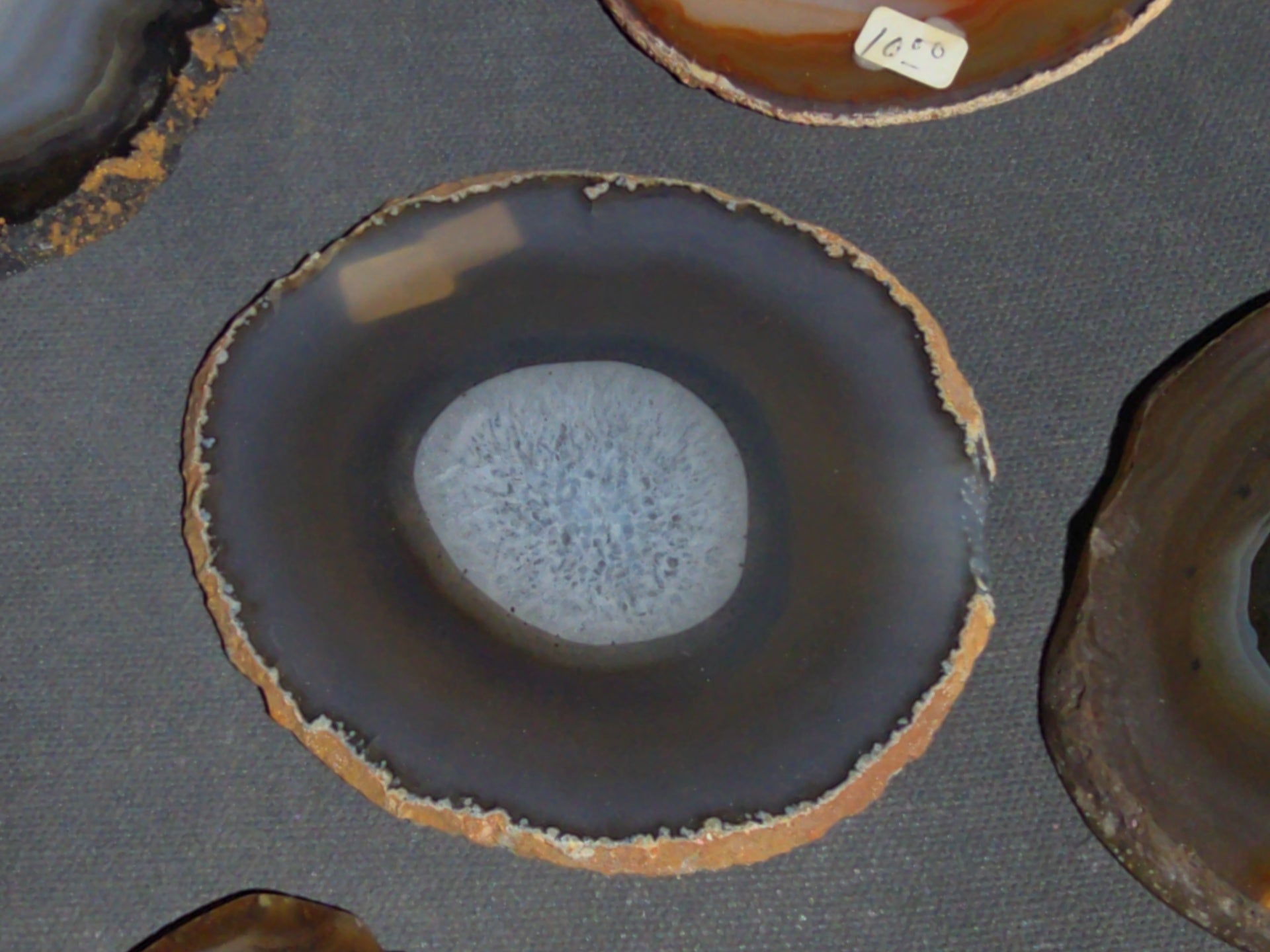 Grouping of 15 Polished Agate Slices