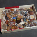 Lot 174 - Grouping of Polished Stones and Mineral Specimens Including Agate Slices, Tumbled Agates, and Cabochons