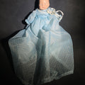 Lot 151 - Modern Baby Doll in Blue Polka Dot Christening Gown with Painted Features and White Ribbon Bow