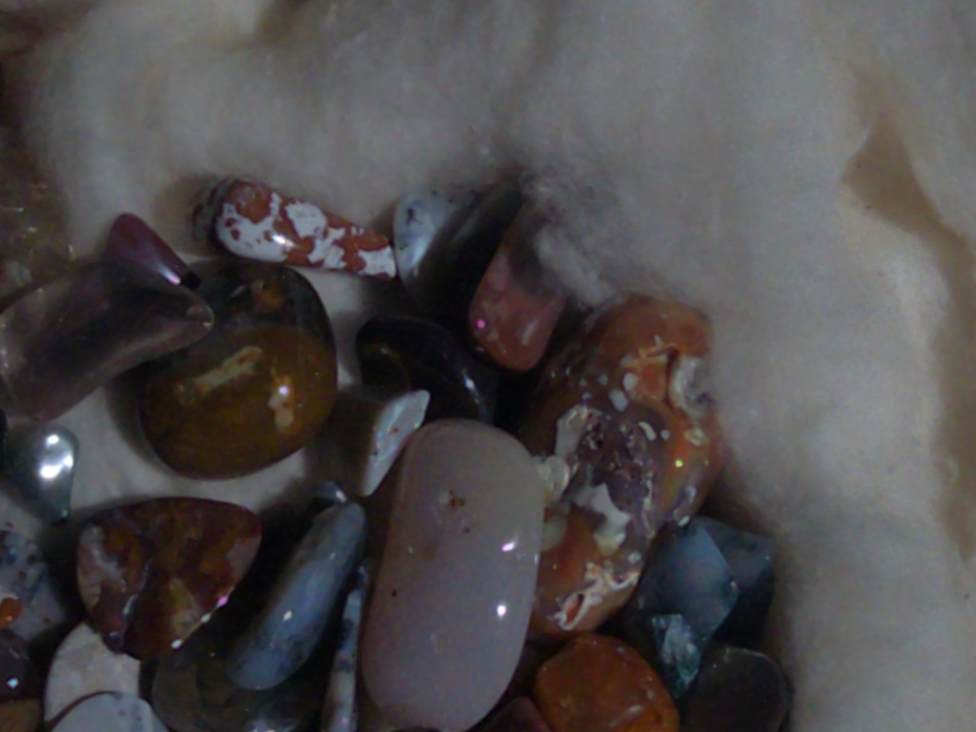 Grouping of Polished Stones and Mineral Specimens