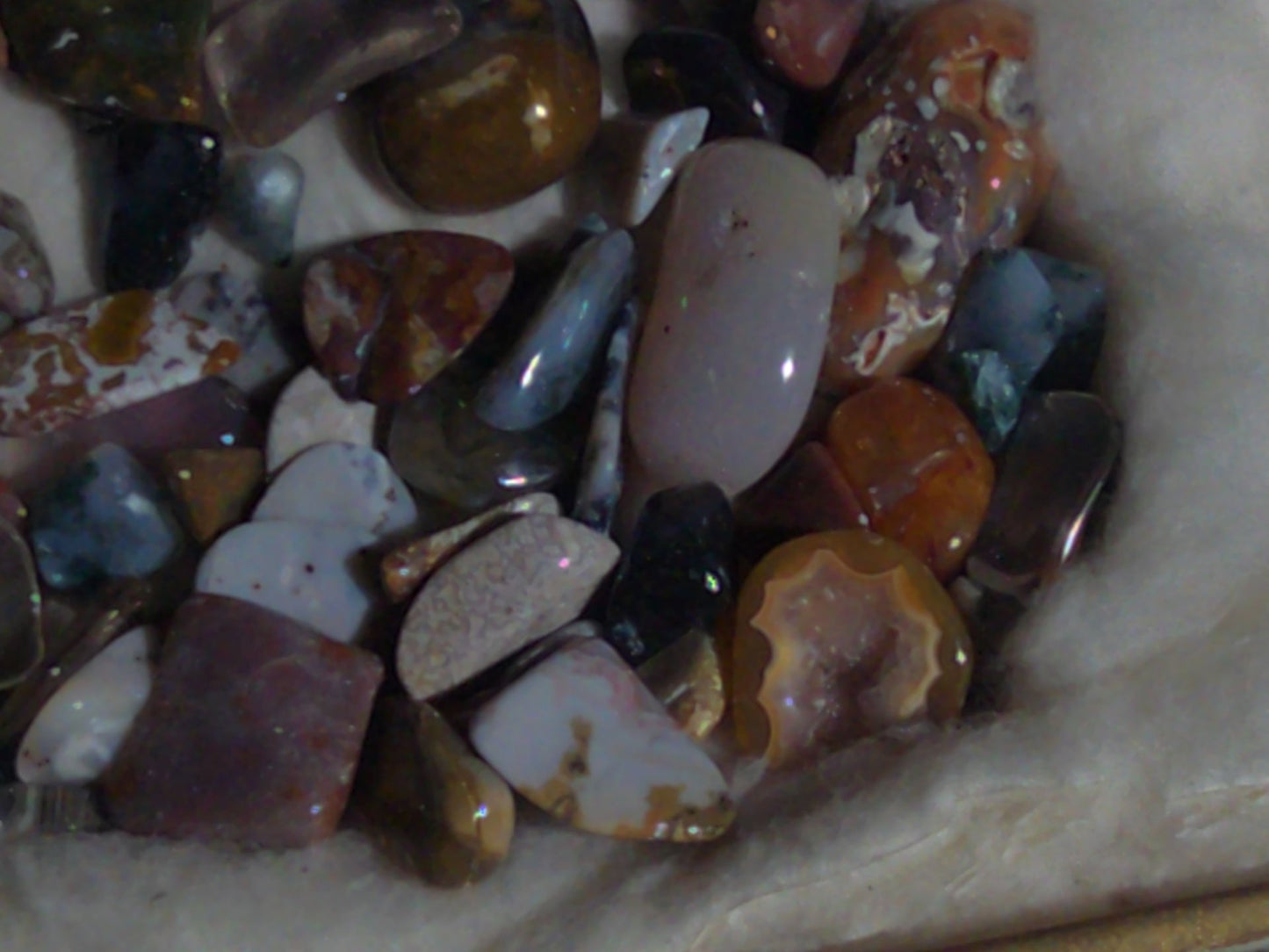 Grouping of Polished Stones and Mineral Specimens