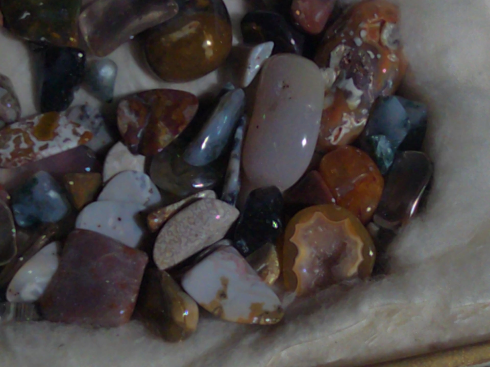 Grouping of Polished Stones and Mineral Specimens