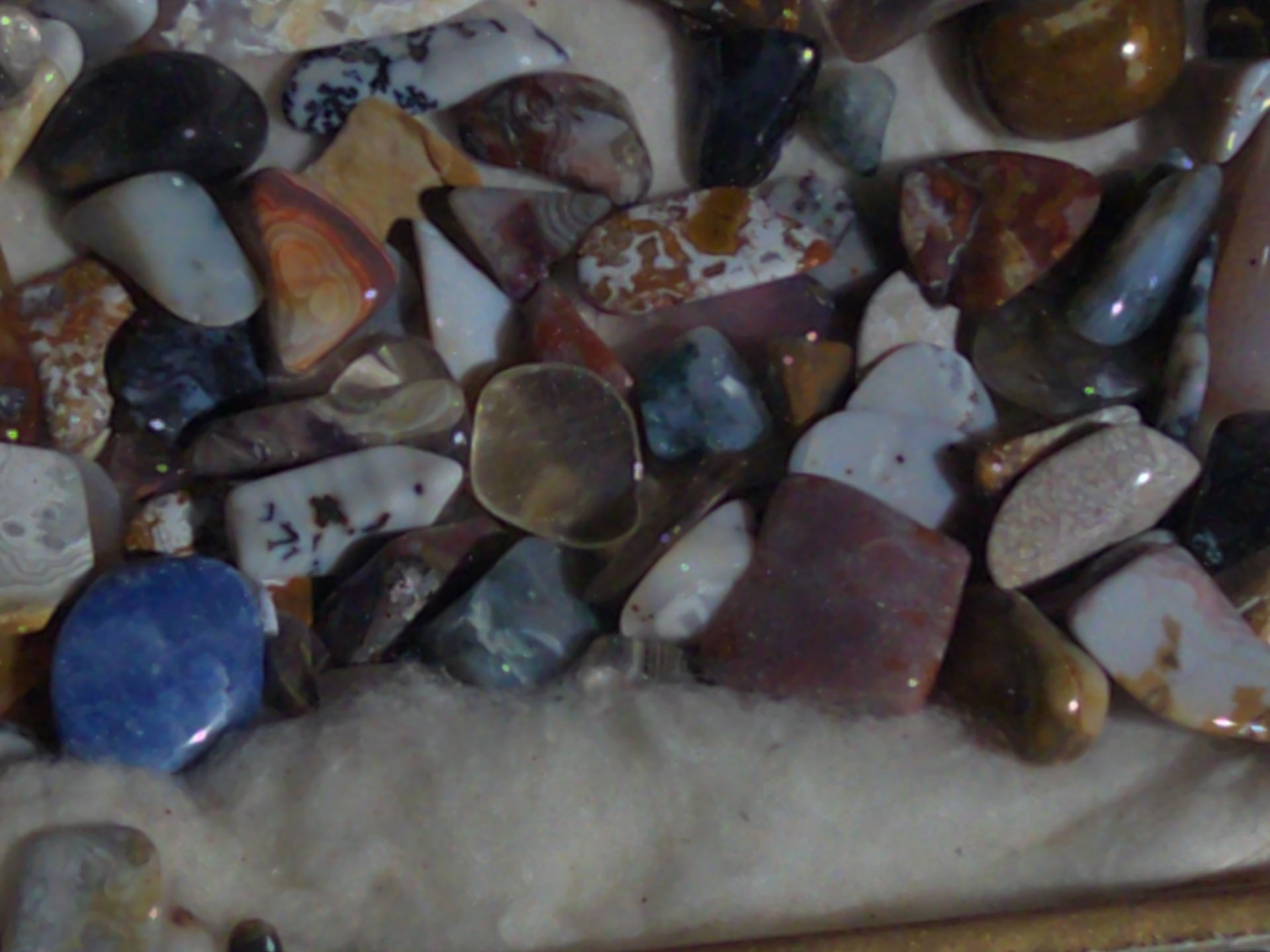 Grouping of Polished Stones and Mineral Specimens