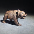 Lot 182 - Vintage Carved Wood Bear Figure, 3-3/4" L