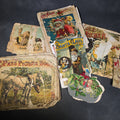 Lot 161 - Grouping of Antique Craft Grade Illustrated Children's Books Including "The Christmas Basket" By Mrs. Martha J. Lamb (1882), "Santa Claus & His Works" By Mcloughlin Bros., "The Night Before Christmas," And Dean's Rag Book "Pets"