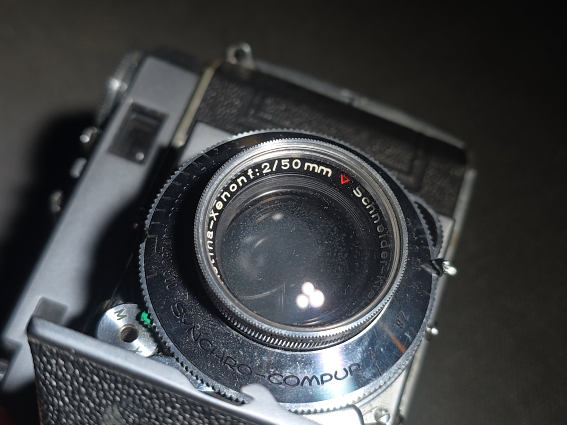 Vintage Kodak Retina 35mm Folding Camera with Schneider-Kreuznach Retina-Xenon f:2/50mm Lens in Synchro-Compur Shutter and Leather Case, Made in Germany