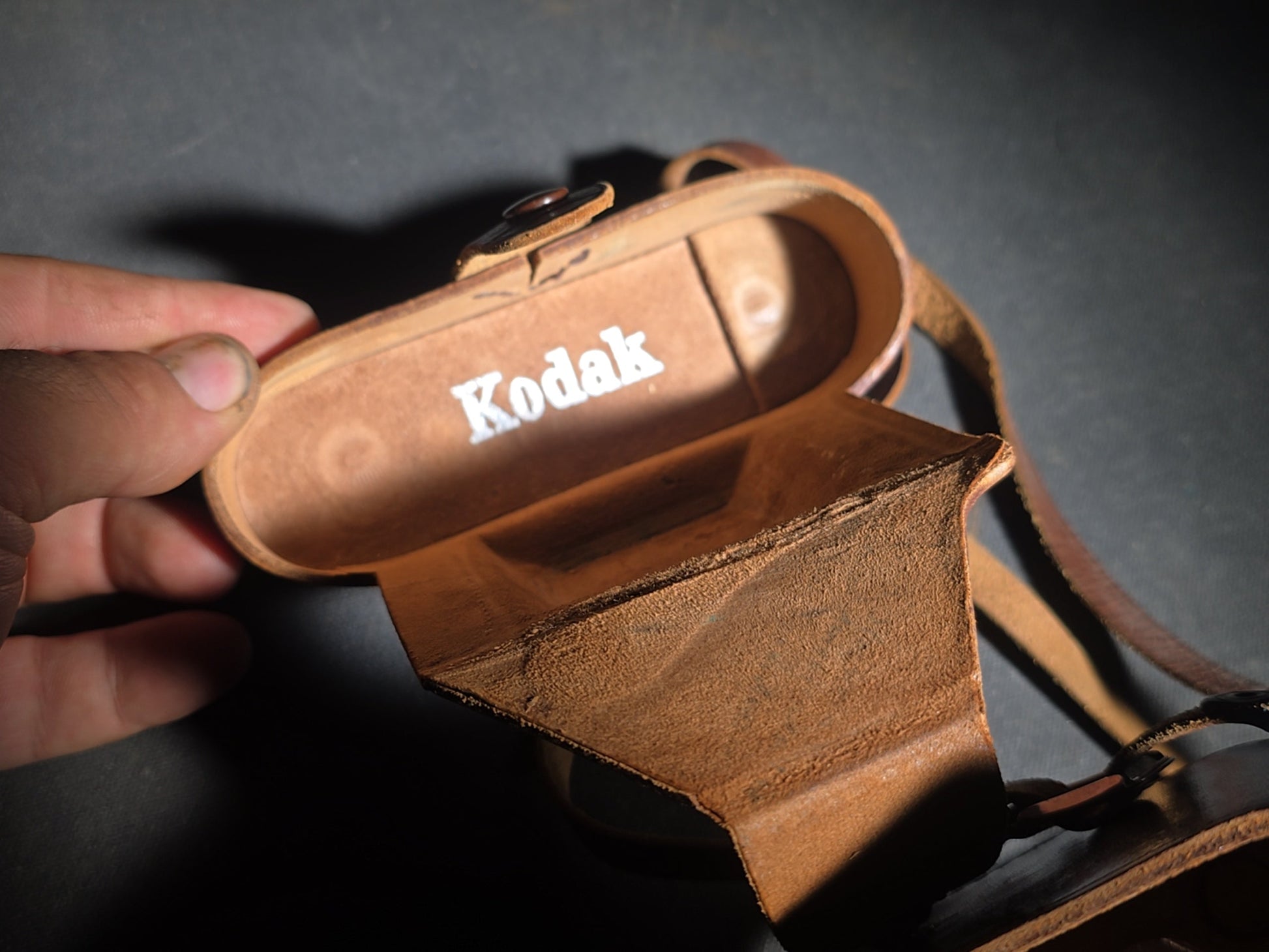 Vintage Kodak Retina 35mm Folding Camera with Schneider-Kreuznach Retina-Xenon f:2/50mm Lens in Synchro-Compur Shutter and Leather Case, Made in Germany