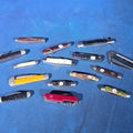 Lot 183 - Grouping of 15 Vintage Folding Pocket Knives Including Victorinox Swiss Army Knife