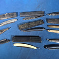Lot 184 - Grouping of 11 Antique and Vintage Straight Razors Including George Wostenholm & Son Sheffield, Radiumedge, and Queen, Some with Cases