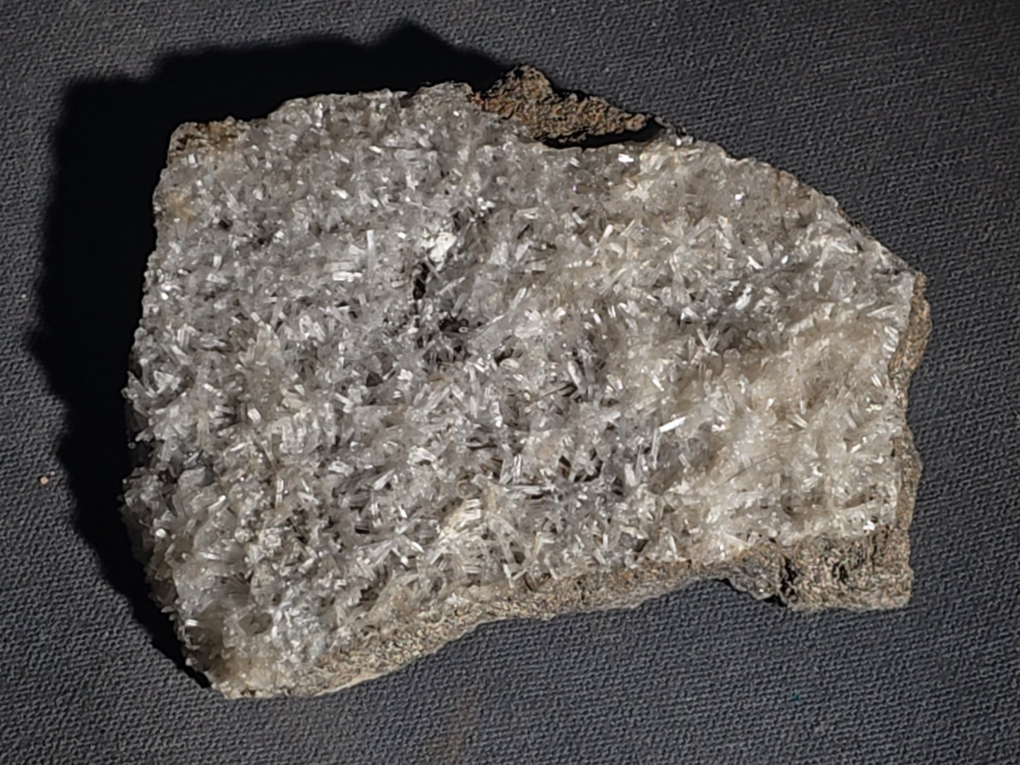 Pair of Mineral Specimens including Dolomite from Joplin, Missouri and Natrolite from Weehawken Tunnel, New Jersey