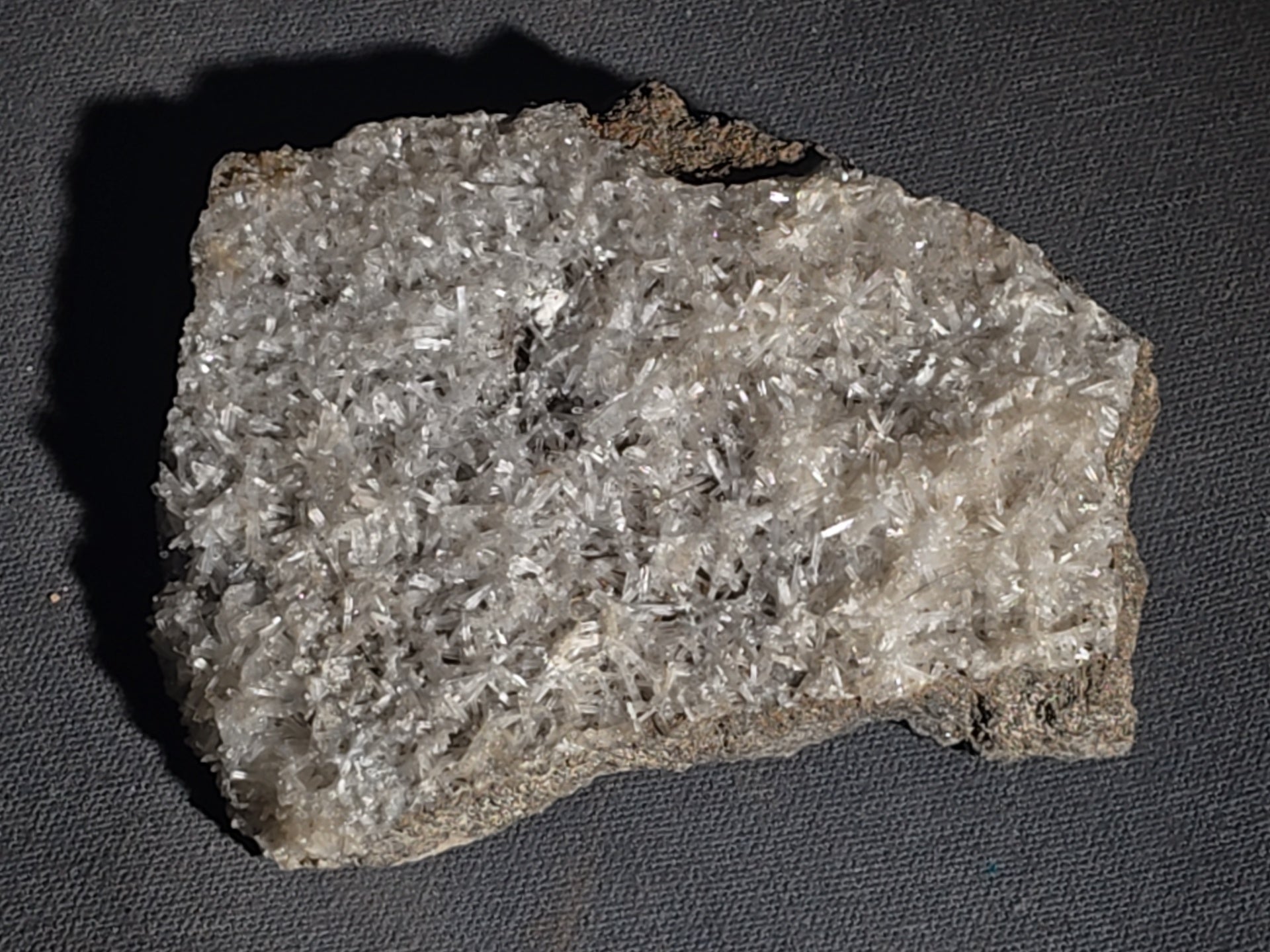 Pair of Mineral Specimens including Dolomite from Joplin, Missouri and Natrolite from Weehawken Tunnel, New Jersey