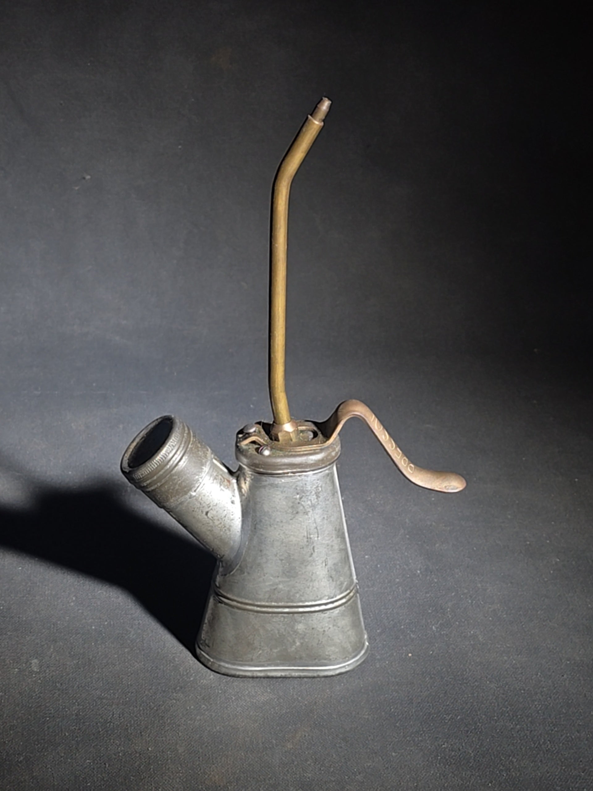 Vintage Pressol "4 B Special" Thumb Pump Oil Can with Brass Spout