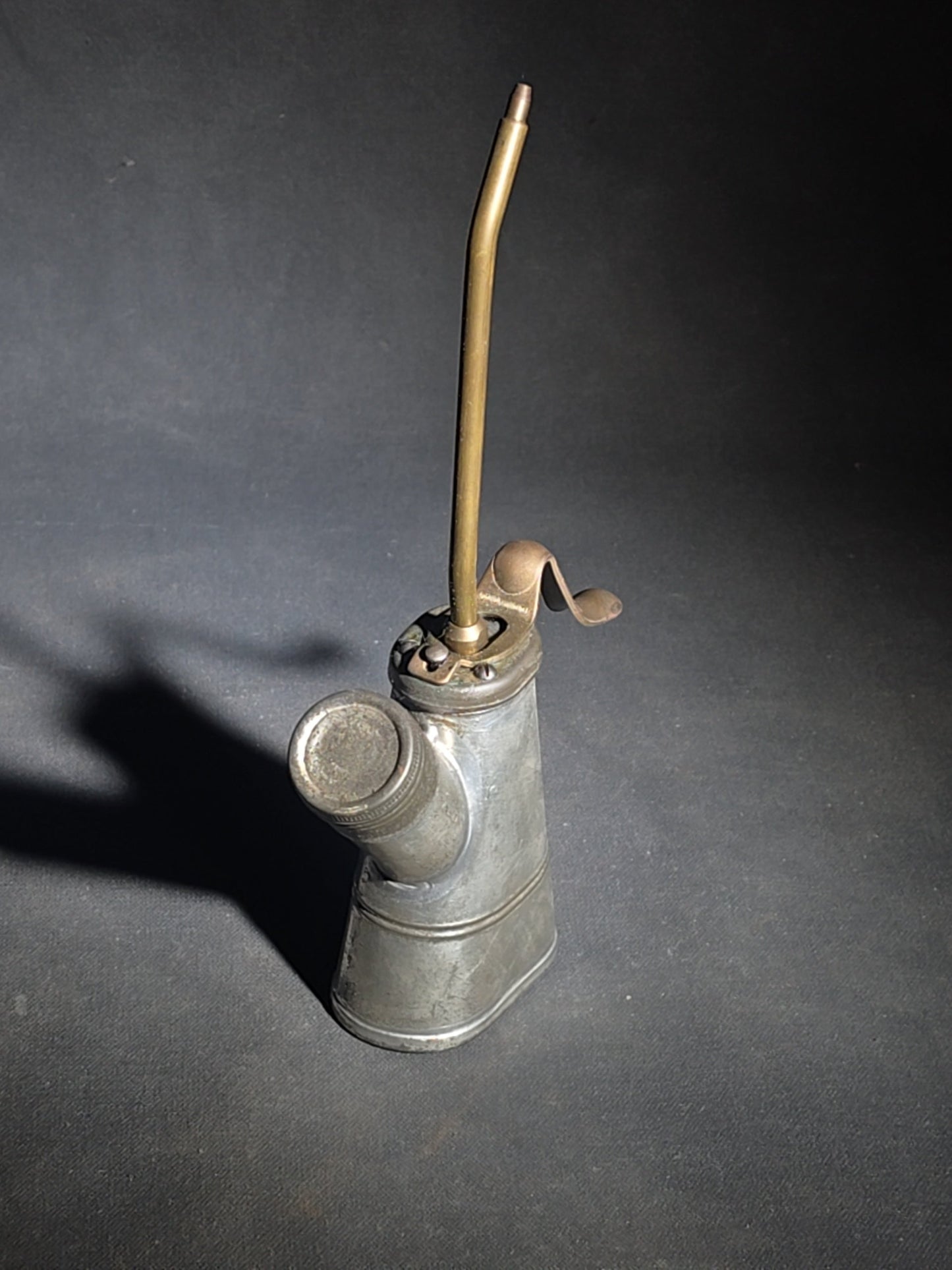 Vintage Pressol "4 B Special" Thumb Pump Oil Can with Brass Spout