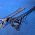 Lot 177 - Pair of Antique Iron Livestock Branding Irons Including Number "3" And Letter "R"