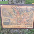 Lot 036 - Antique Framed French WWI War Bond Poster, "L'Emprunt De LA Liberation" ("The Liberation Loan") by Abel Faivre, Printed by Devambez, Paris, 1918, 45-1/2" W x 33-3/8" H