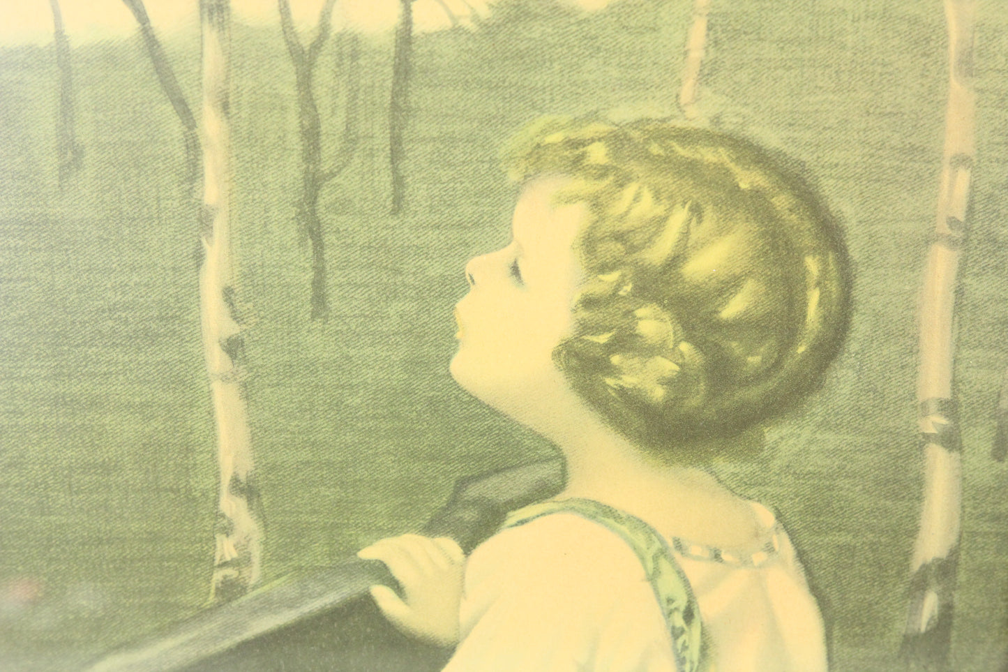 Simon Glucklich "Spring Song" Framed Print, Copyright 1925, Borin, Chicago - 13.5 x 17.5"