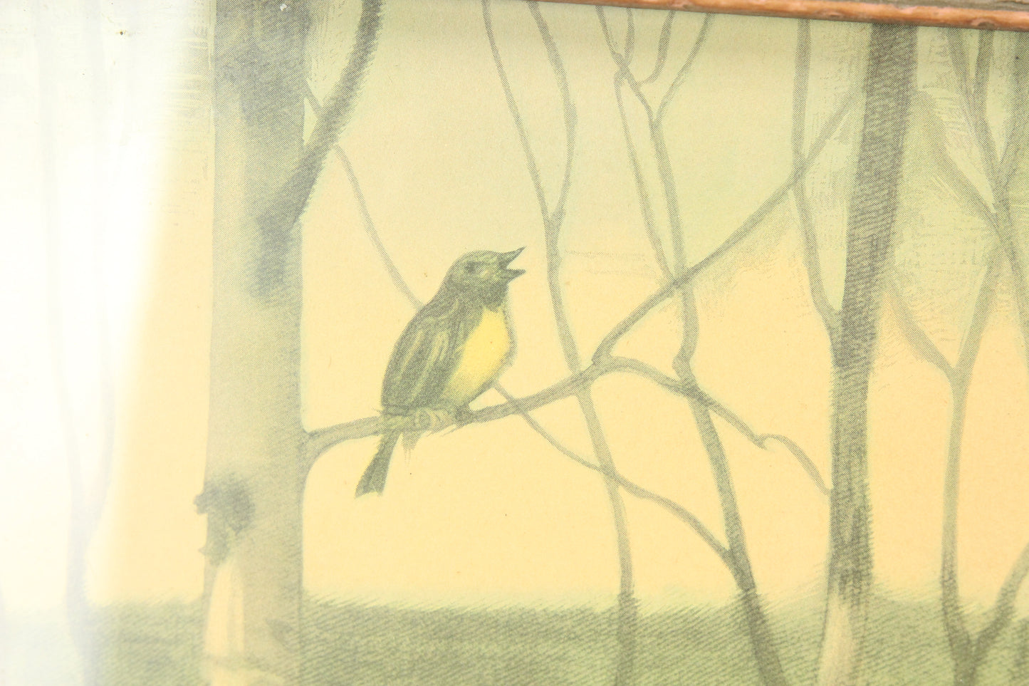 Simon Glucklich "Spring Song" Framed Print, Copyright 1925, Borin, Chicago - 13.5 x 17.5"