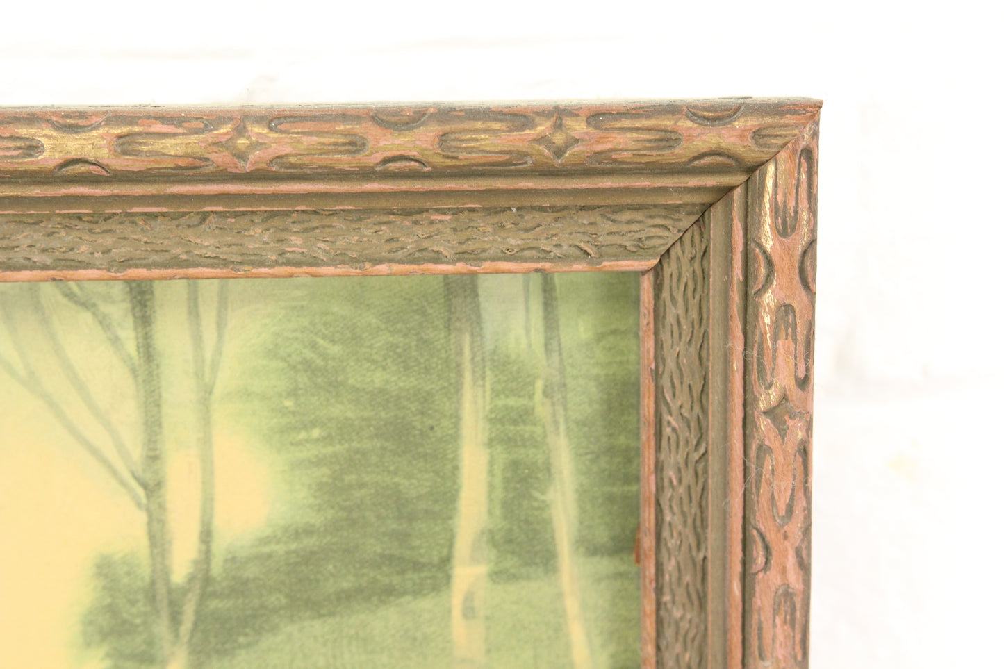 Simon Glucklich "Spring Song" Framed Print, Copyright 1925, Borin, Chicago - 13.5 x 17.5"