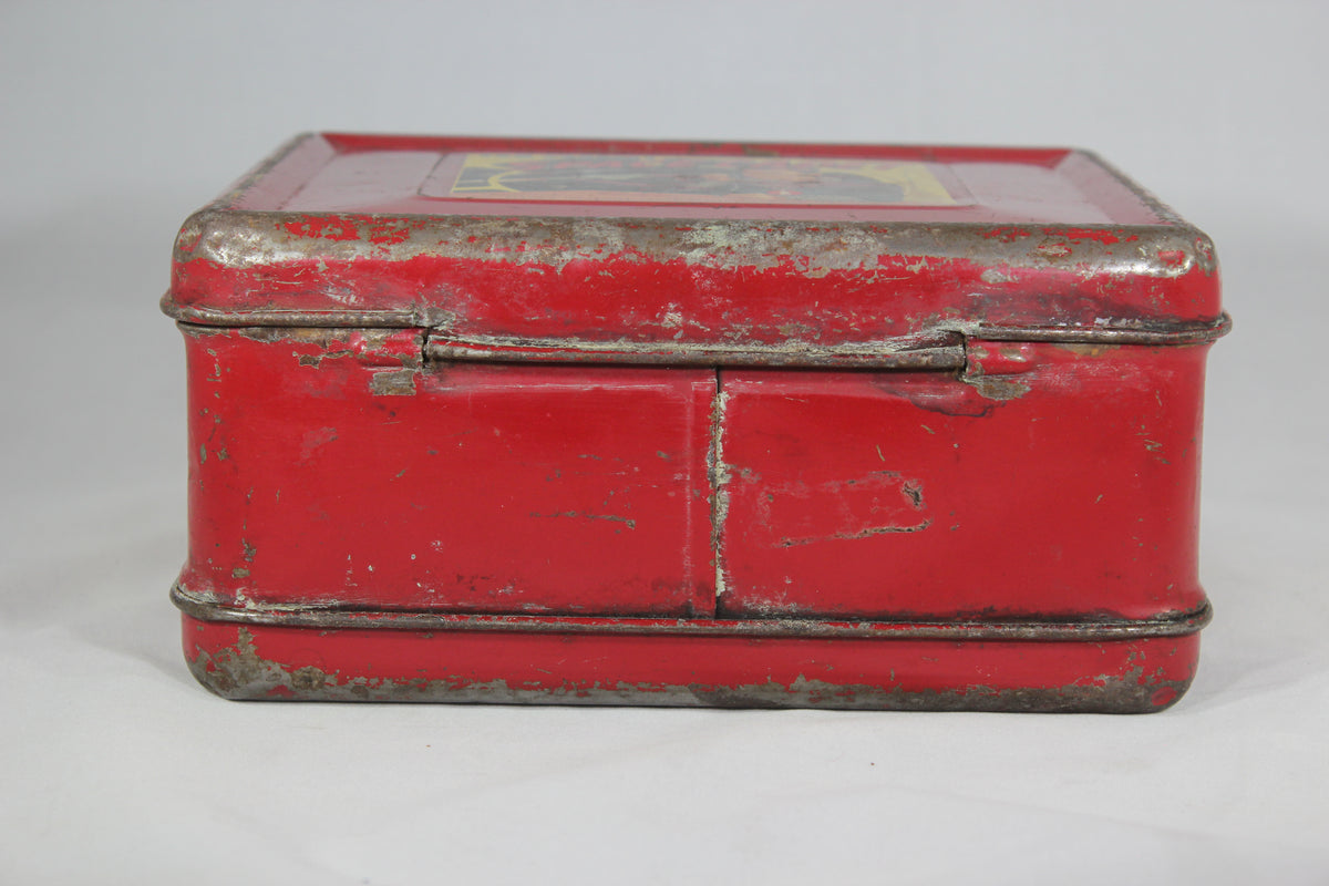 Tom Corbett Space Cadet Metal Lunchbox with Matching Thermos, 1952