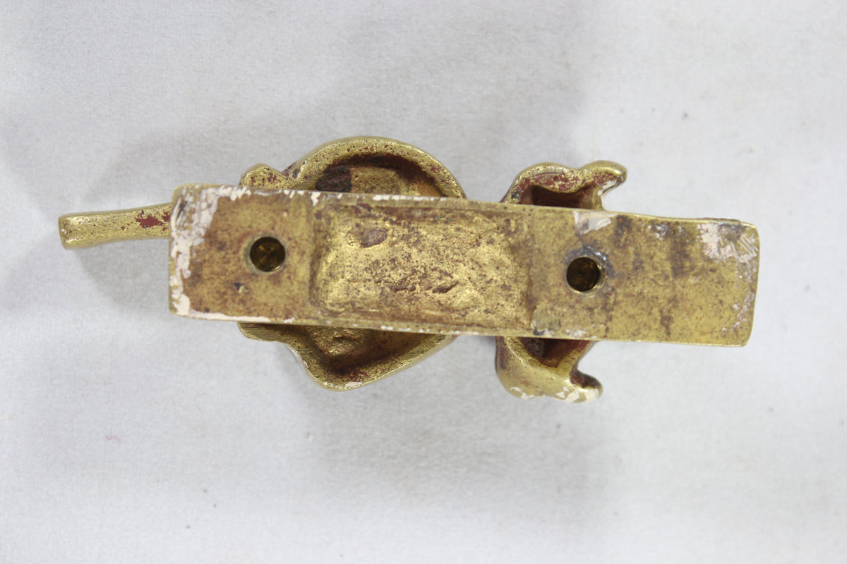 Miniature Imp or Devil Solid Brass Door Knocker – Granite Union Auction ...
