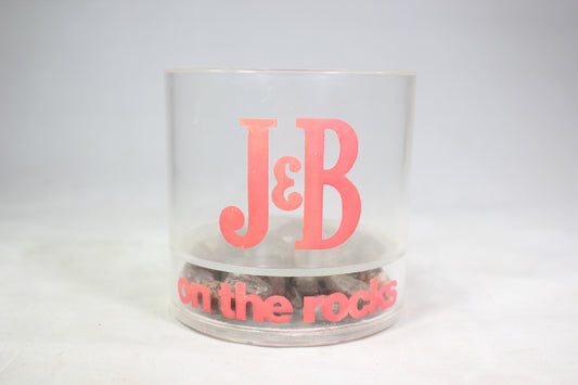 J&B Scotch Whiskey "On the Rocks" Plastic Tumbler