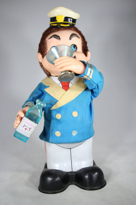 Drinking Sailor Captain Battery Operated Mechanical Toy